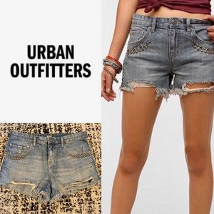 BDG Freja Mid Rise Vintage Fit Shorts from BDG